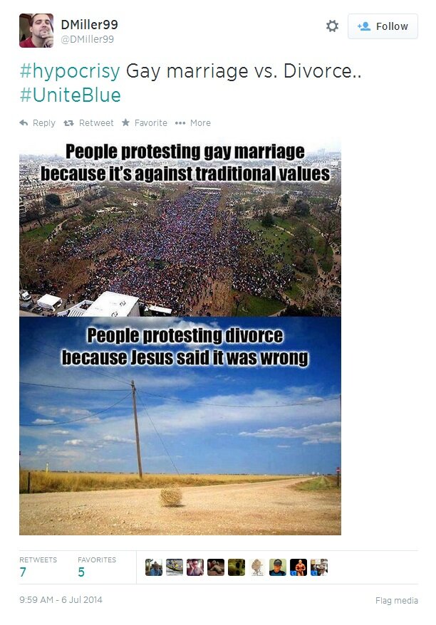 divorce hypocrisy